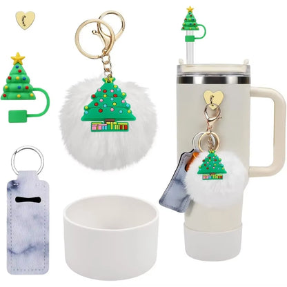 Christmas Tumbler Accessory Gift Set - 5 pcs