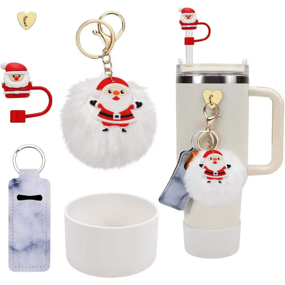 Christmas Tumbler Accessory Gift Set - 5 pcs